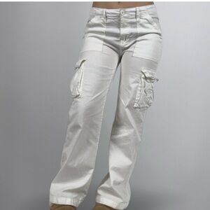 Love Gen White Cargo Pants